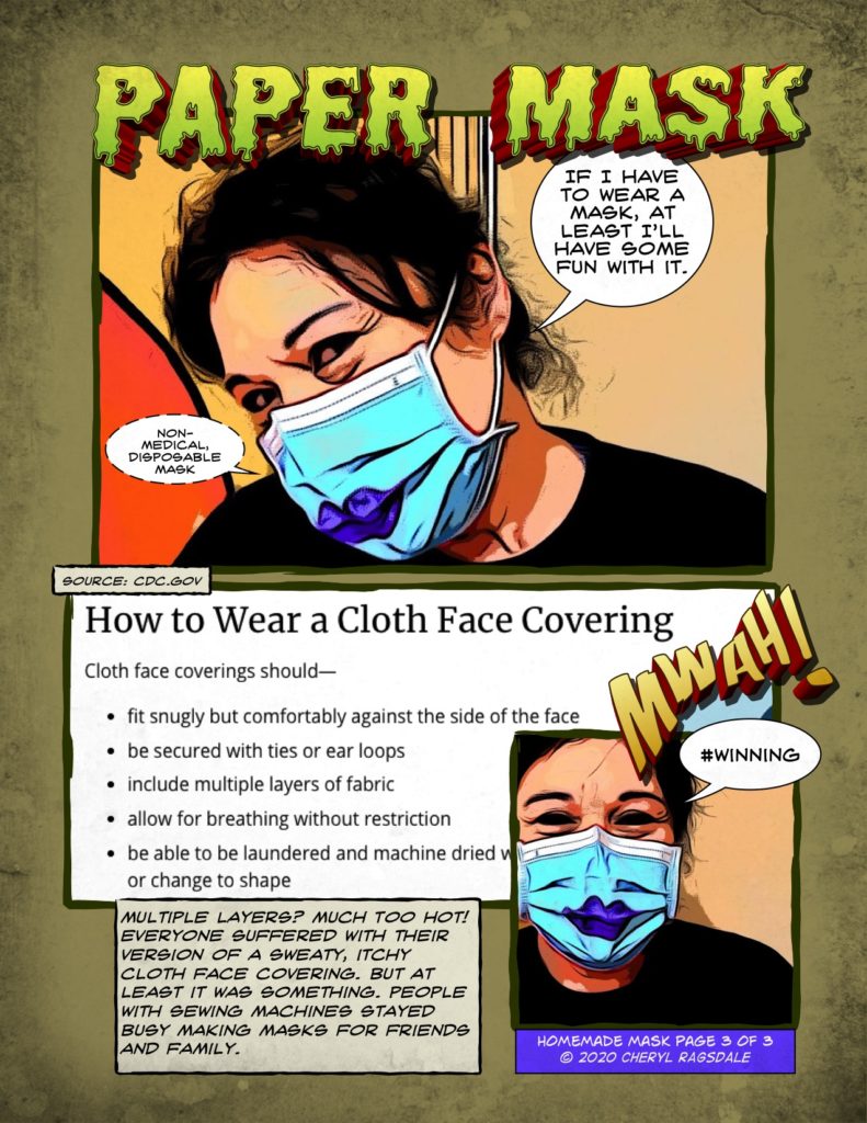homemade mask by cheryl ragsdale