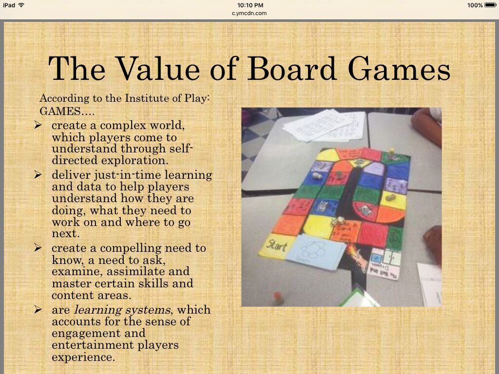 value board games institute play