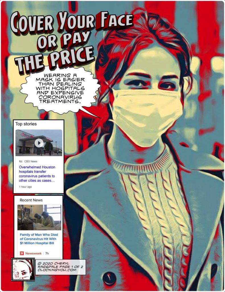 cover your face or pay the price wear a mask clockingyou cheryl ragsdale page 1