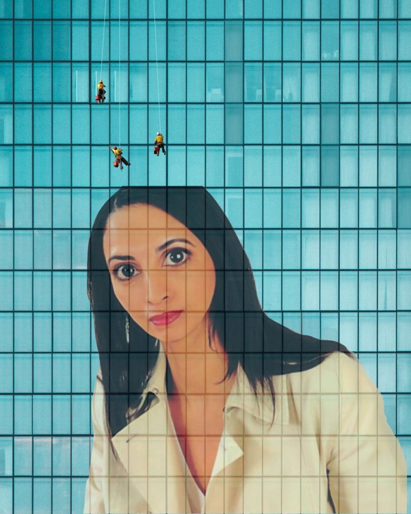 Agent September glass building #clockingyou