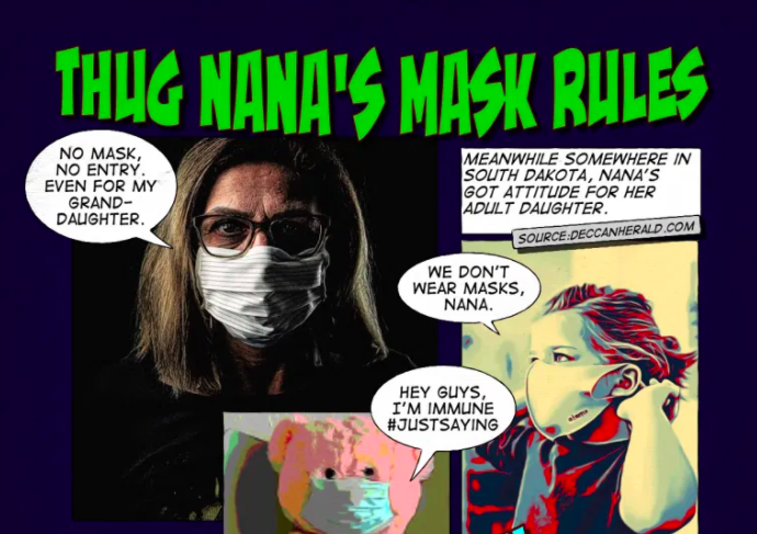 thug nana's mask rules clockingyou