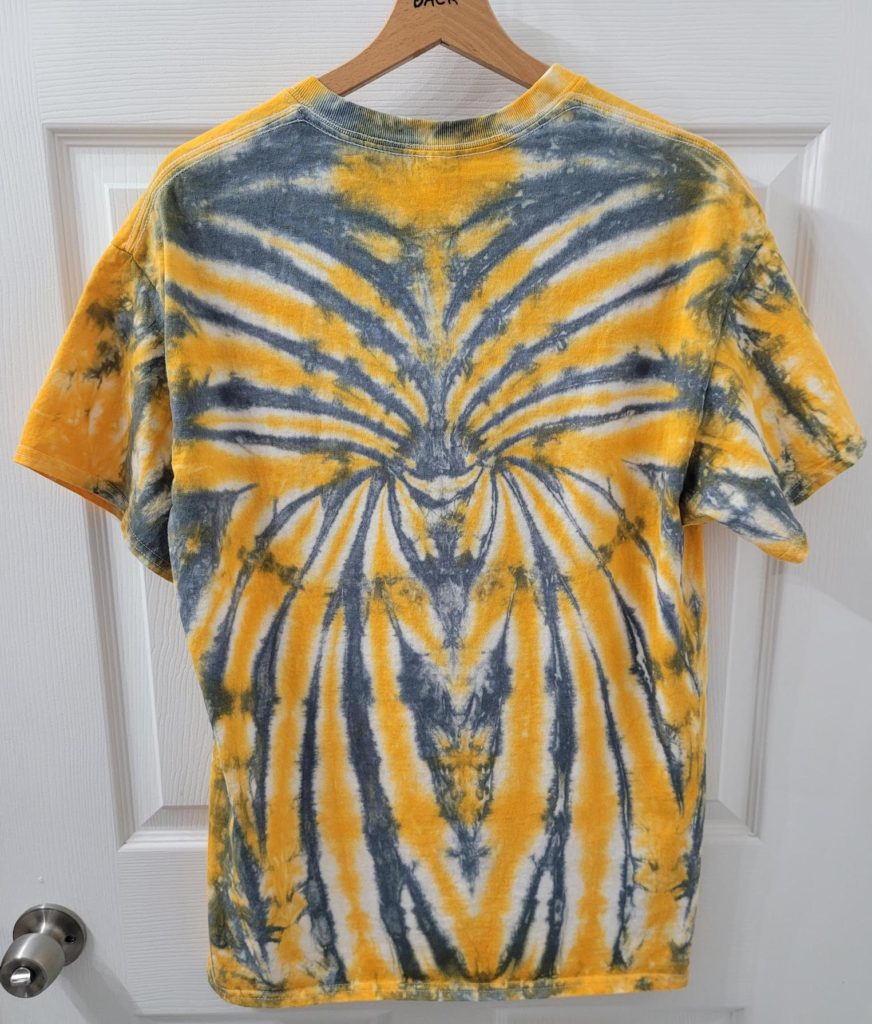 Bruce Lee Tie Dye tshirt BACK thatgirlisfunny tie dye on etsy