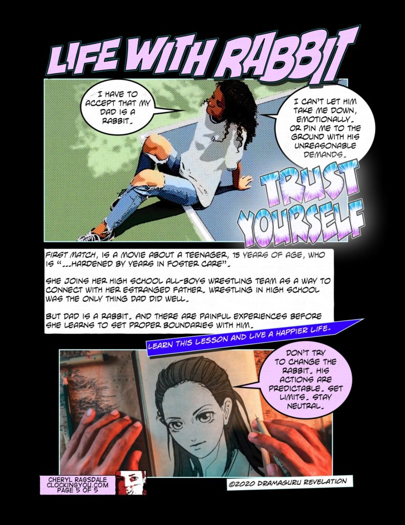 Trapped by a Rabbit Page 5 designed by Cheryl Ragsdale