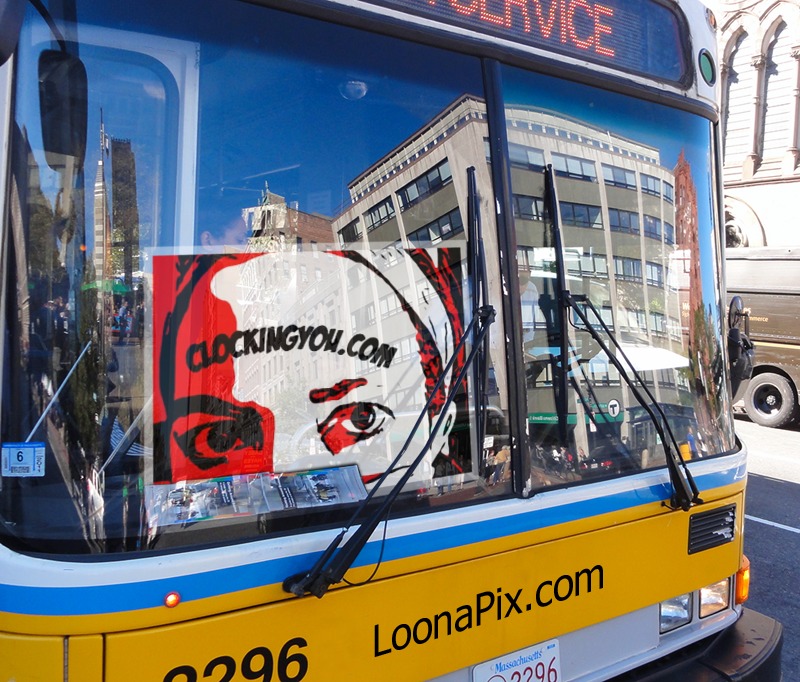 boston bus clockingyou logo loonapix