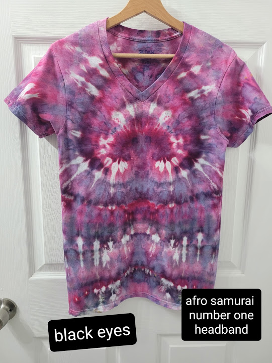 number one headband afro samurai by thatgirlisfunny tie dye