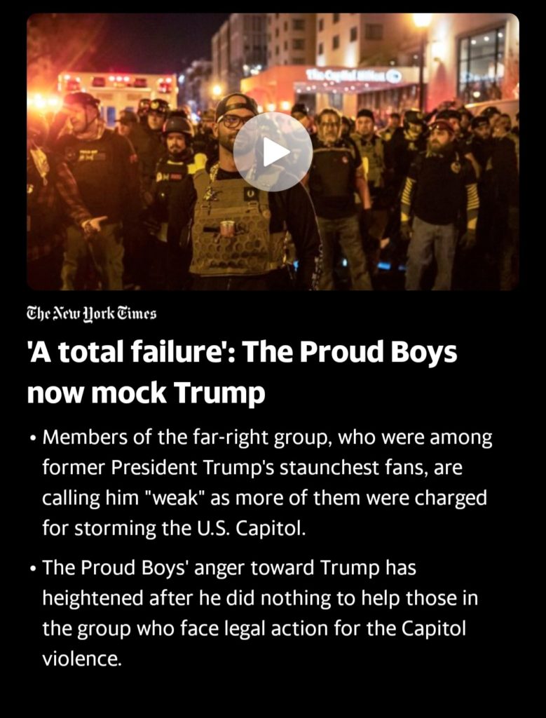 proud boys vs trump