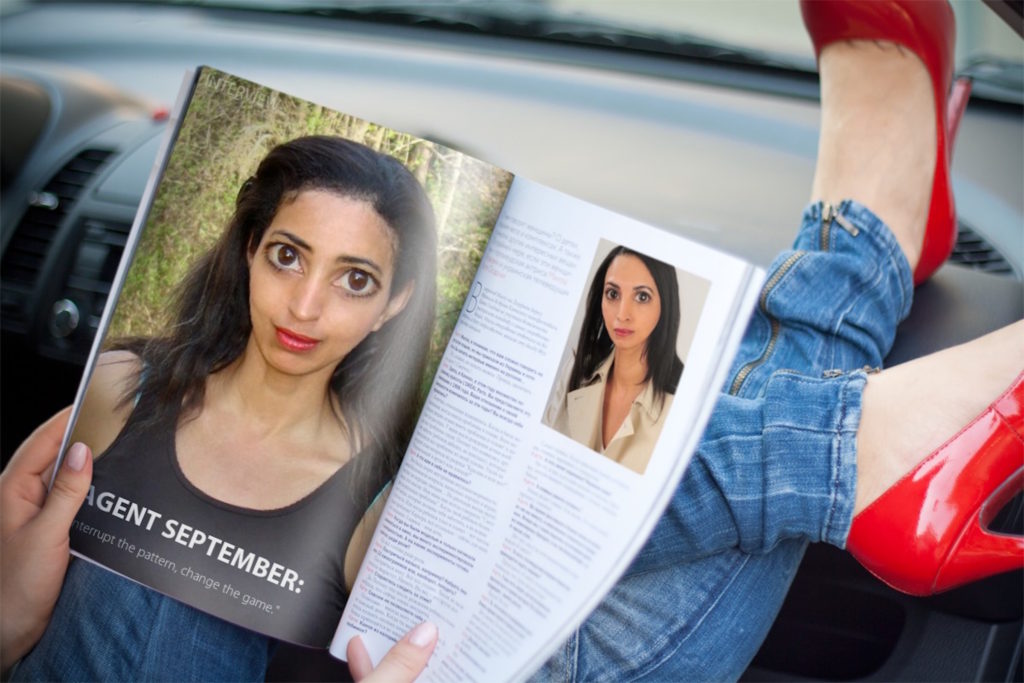2 PhotoFunia agent september magazine interrupt the pattern copy