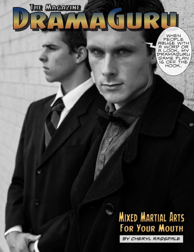 2018 DramaGuru Magazine cover two men