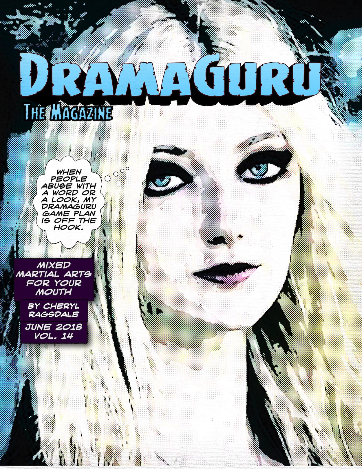 DramaGuru Magazine ice blonde girl 2018