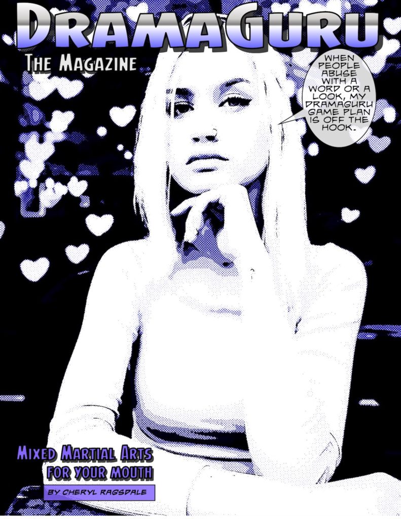 DramaGuru Magazine 2018 Purple Blonde Woman