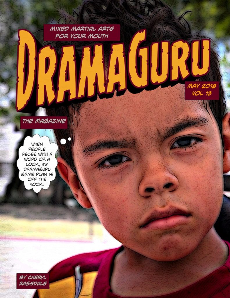 dramaguru magazine May 2018 young kid burgundy gold