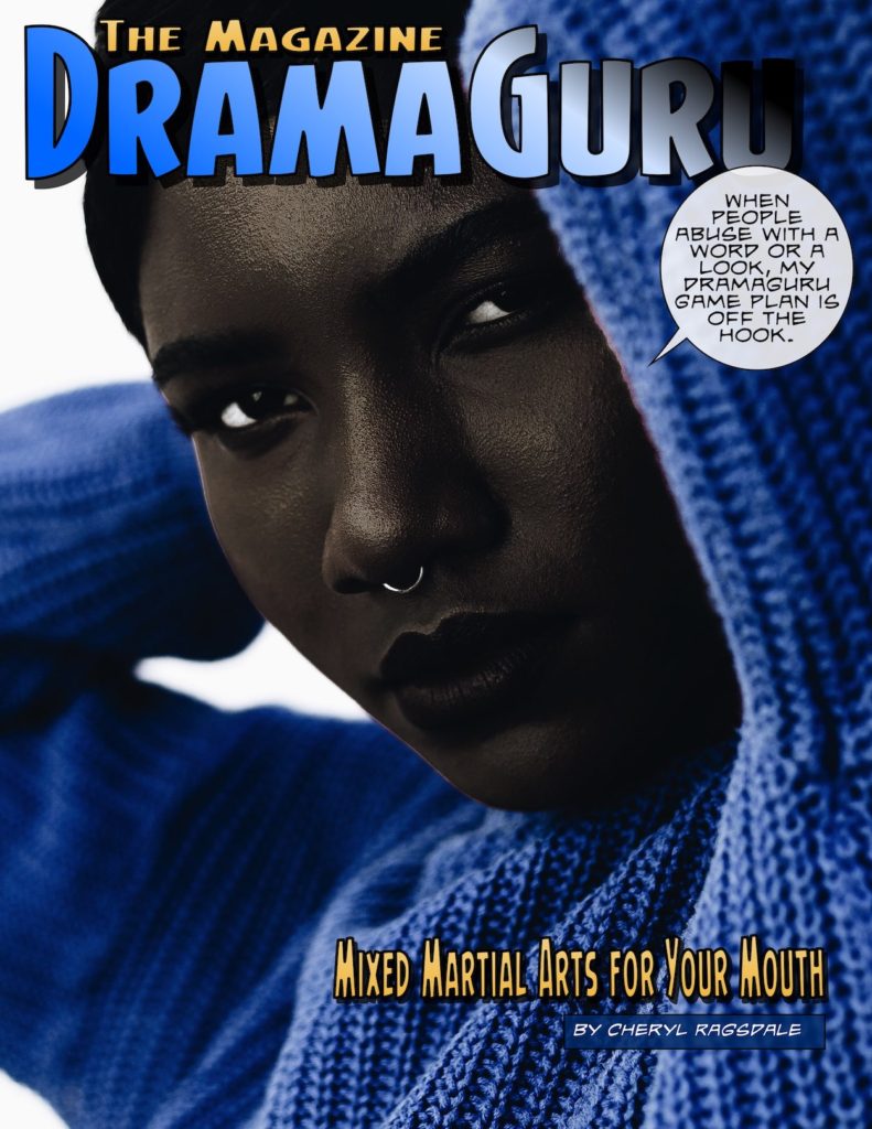 dramaguru magazine woman blue sweater 2018