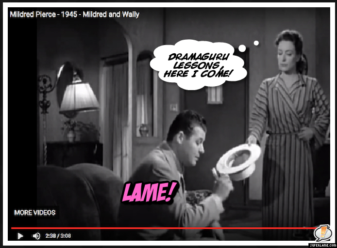 Mildred handing Creepy Wally his hat