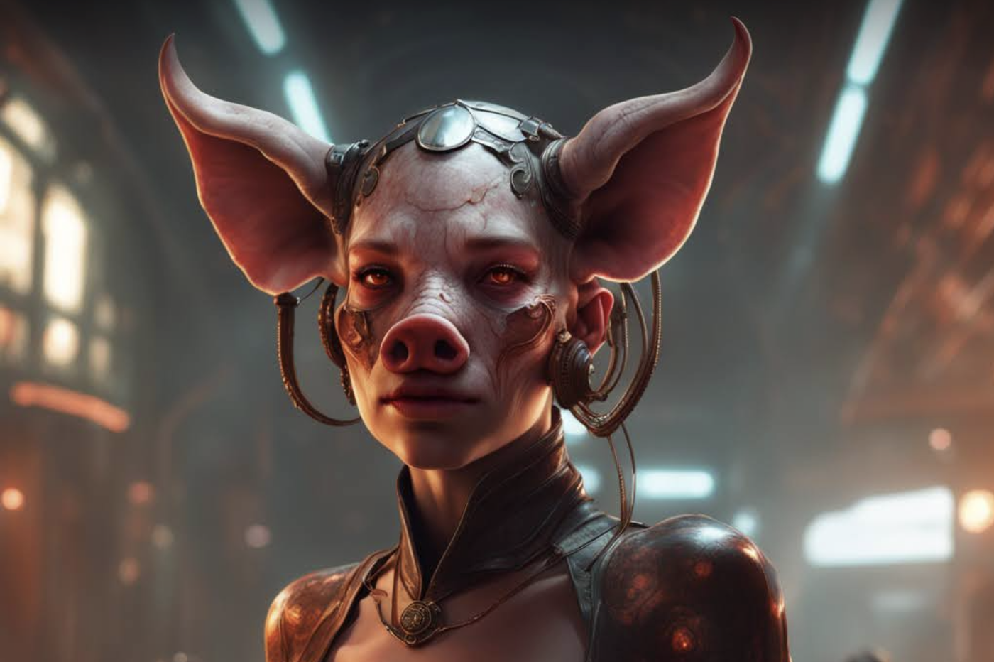 lust passion female demon pig