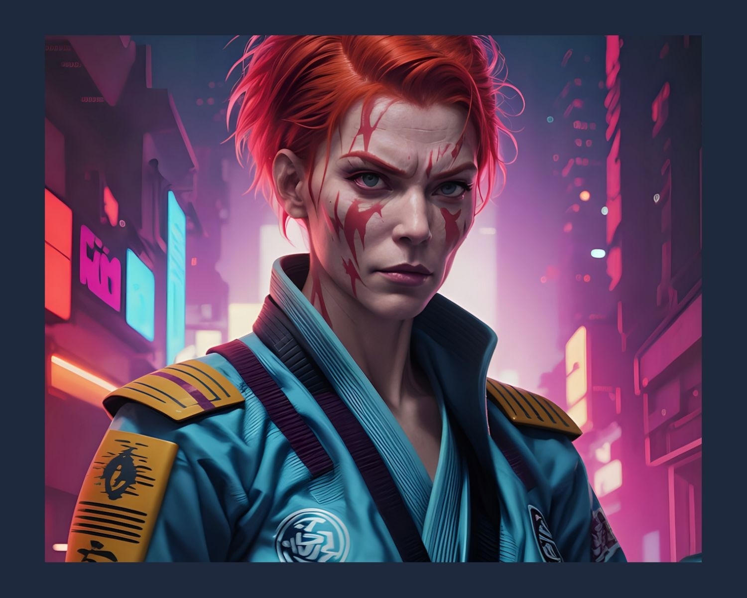 red hair jiu jitsu fight IQ woman female 2