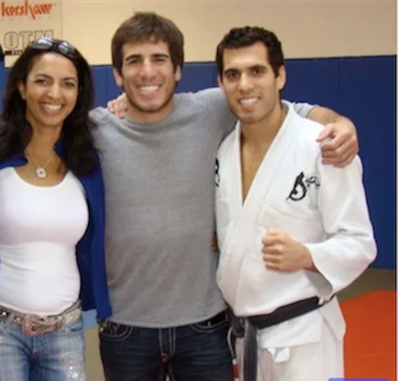 Cheryl Gwyneth Ragsdale. Former UFC Fighter Kenny Florian. And BJJ Black Belt Instructor, Professor Keith Florian. October 2008 Grand Opening Florian Martial Arts. Brookline, MA. My BJJ journey started here.